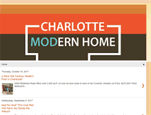 Tablet Screenshot of modernhomescharlotte.com